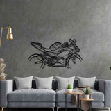 Ninja 400 2021 Silhouette Metal Wall Art