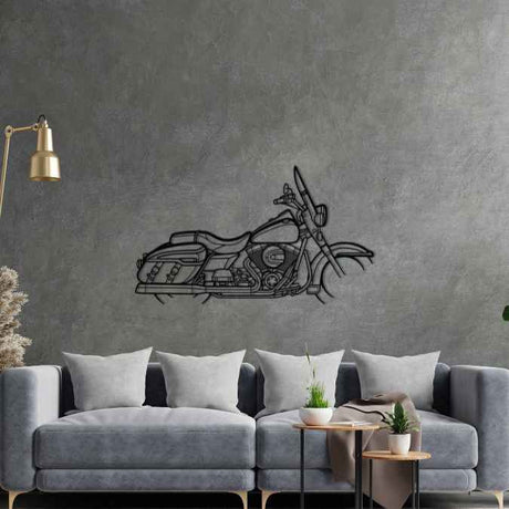 Road King 2016 Silhouette Metal Wall Art