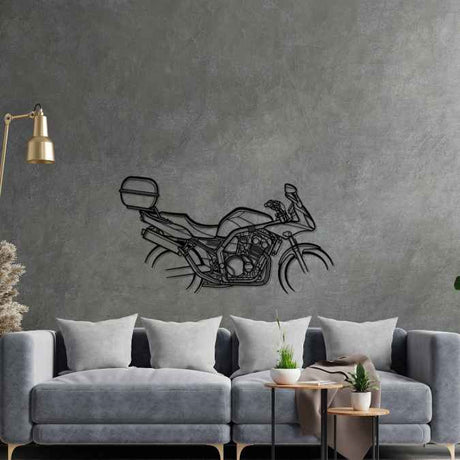 Fazer 600 2002 Silhouette Metal Wall Art