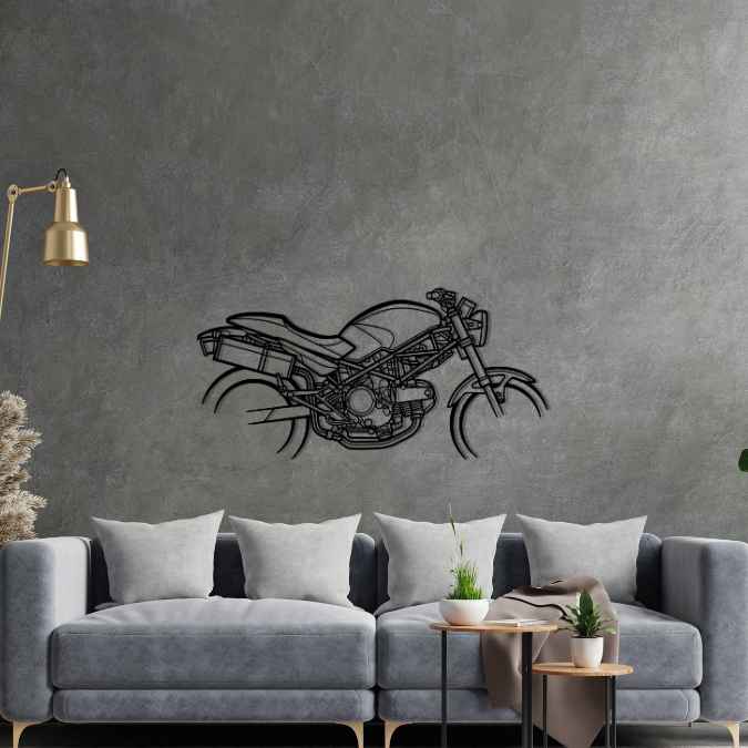 Monster 620 2004 Silhouette Metal Wall Art