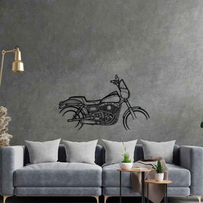 Dyna Low Rider 2015 Silhouette Metal Wall Art