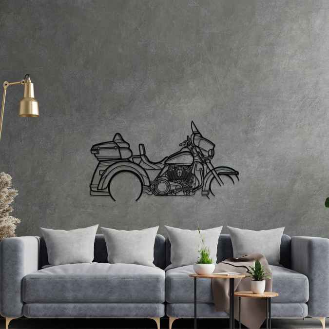 Tri Glide 2020 Silhouette Metal Wall Art