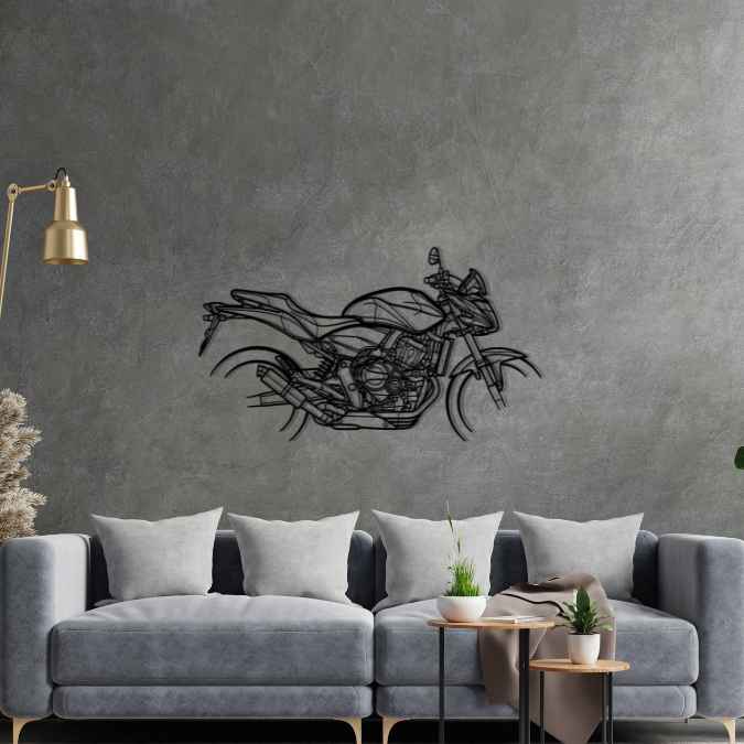 CB600F Hornet 2008 Silhouette Metal Wall Art