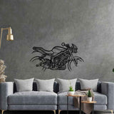 Street Triple R 2012 Silhouette Metal Wall Art