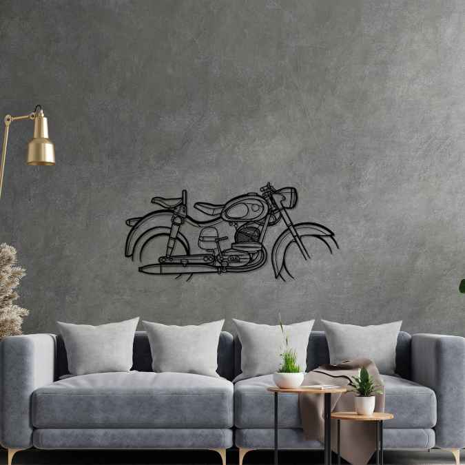 175 1956 Silhouette Metal Wall Art