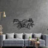 CBR600RR 2016 Silhouette Metal Wall Art