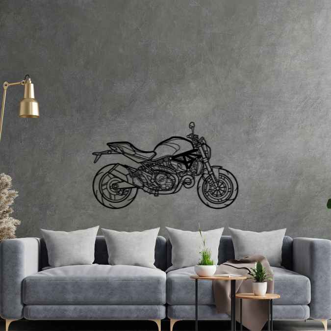 Monster 2018 Silhouette Metal Wall Art