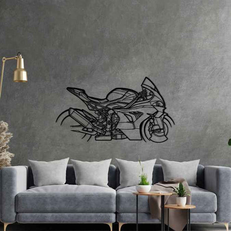 M1000RR 2023 Silhouette Metal Wall Art