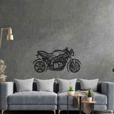 Speed Triple 2007 Silhouette Metal Wall Art