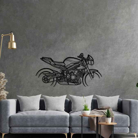 Street Triple 2019 Silhouette Metal Wall Art