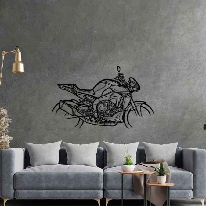 MT10 SP 2022 Silhouette Metal Wall Art