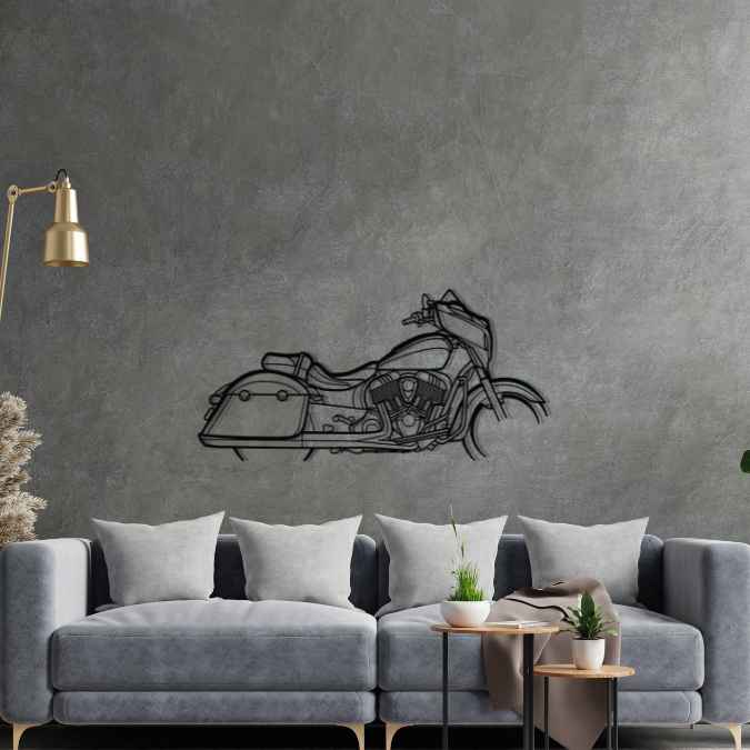 Chieftain 2018 Silhouette Metal Wall Art