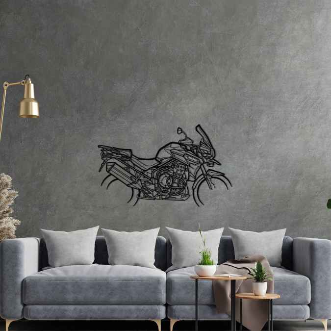 Tiger Explorer Silhouette Metal Wall Art