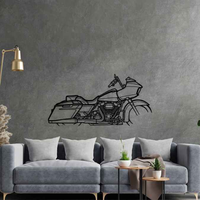 Road Glide 2018 Silhouette Metal Wall Art