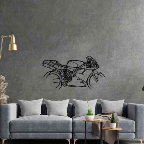 916 Strada 1995 Silhouette Metal Wall Art