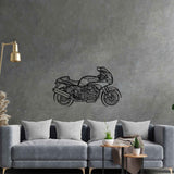 Guzzi V11 Silhouette Metal Wall Art