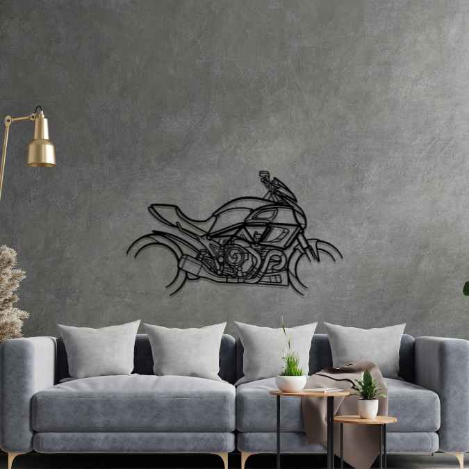 Diavel 2013 Silhouette Metal Wall Art