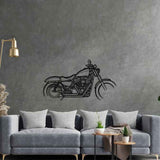 Sportster Iron 883 2017 Silhouette Metal Wall Art