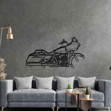 CVO Road Glide Screaming Eagle 2023 Silhouette Metal Wall Art