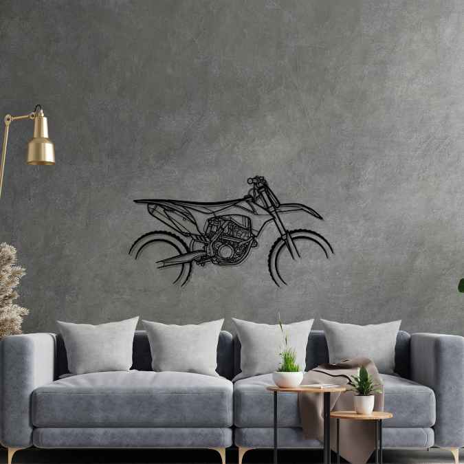 350 2012 Silhouette Metal Wall Art