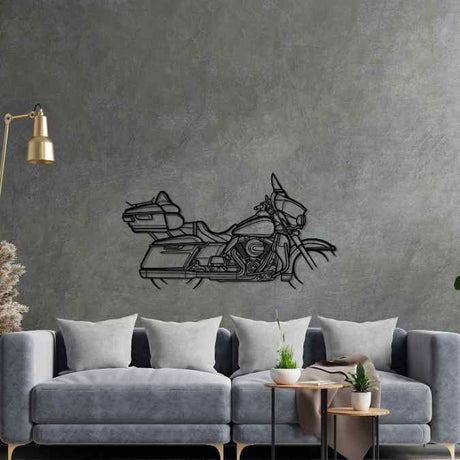 Street Glide Ultra 2014 Silhouette Metal Wall Art