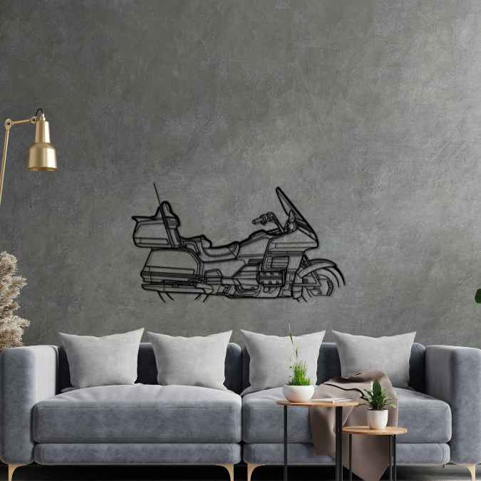 Gold Wing SE 2000 Silhouette Metal Wall Art