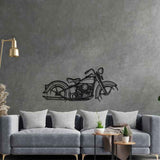 Panhead 1948 Silhouette Metal Wall Art