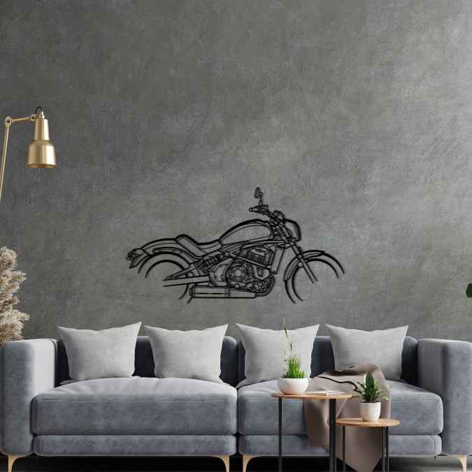 Vulcan S 2020 Silhouette Metal Wall Art