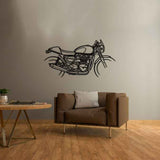 Street Twin 2020 Silhouette Metal Wall Art