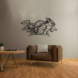 Hayabusa 1300R 2002 Silhouette Metal Wall Art