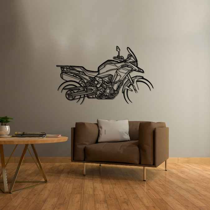 F 850 GS Adventure 2020 Silhouette Metal Wall Art