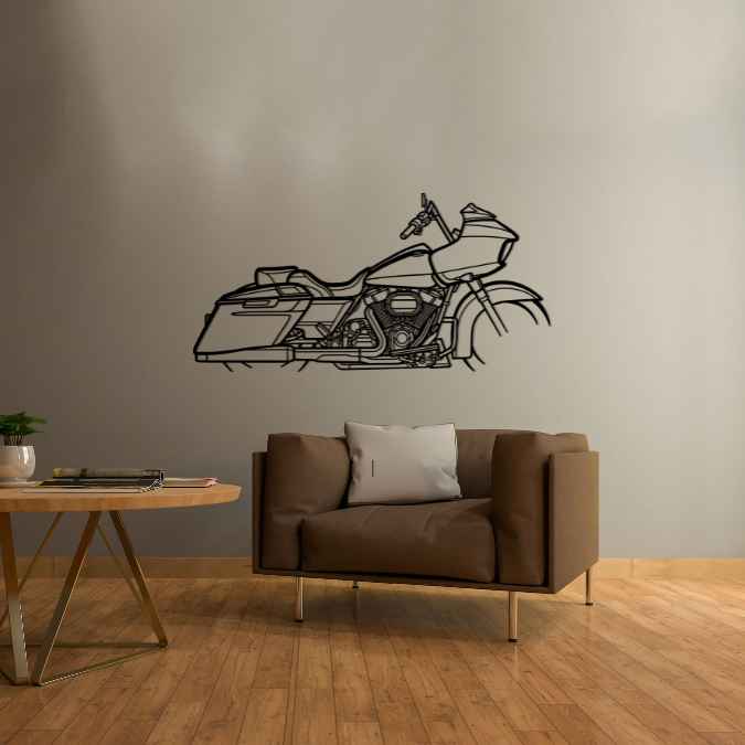 Road Glide 2018 Silhouette Metal Wall Art