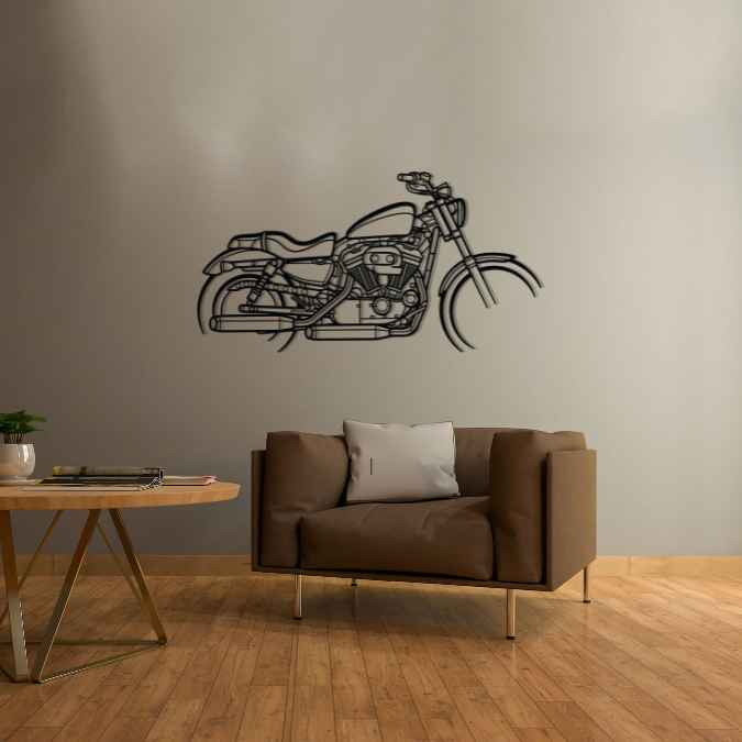 Sportster 1200 2012 Silhouette Metal Wall Art