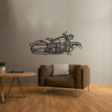 R60/2 1963 Silhouette Metal Wall Art