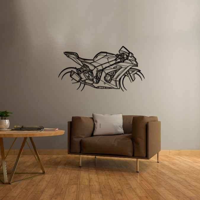 ZX10R KRT 2017 Silhouette Metal Wall Art