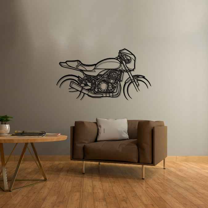 Z900RS Cafe 2018 Silhouette Metal Wall Art