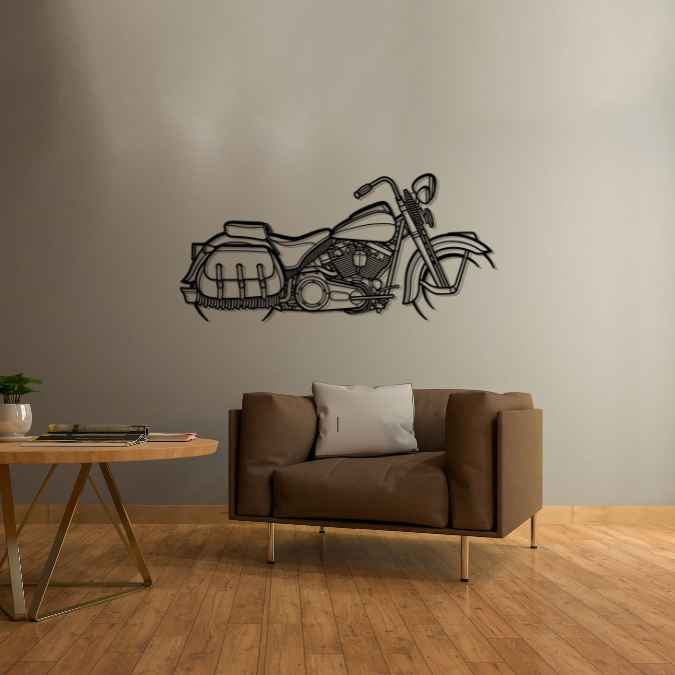 FLSTS Heritage Springer Silhouette Metal Wall Art