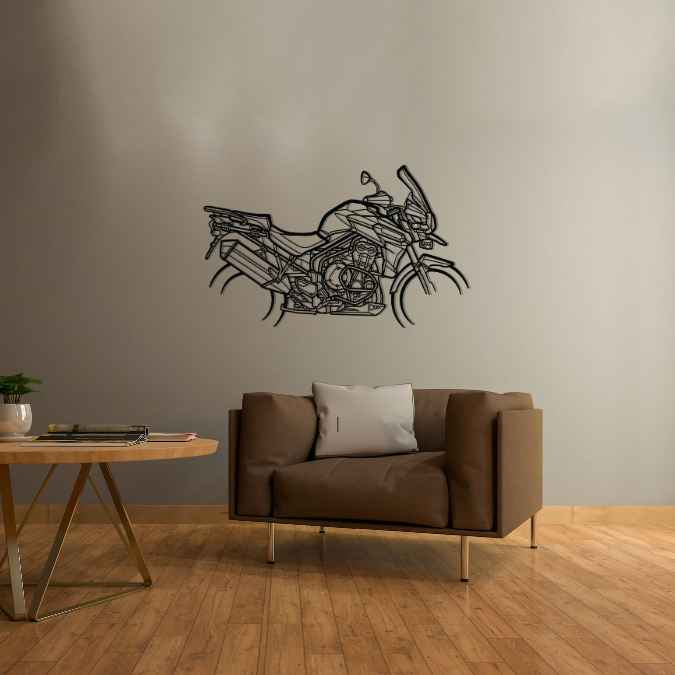 Tiger Explorer Silhouette Metal Wall Art