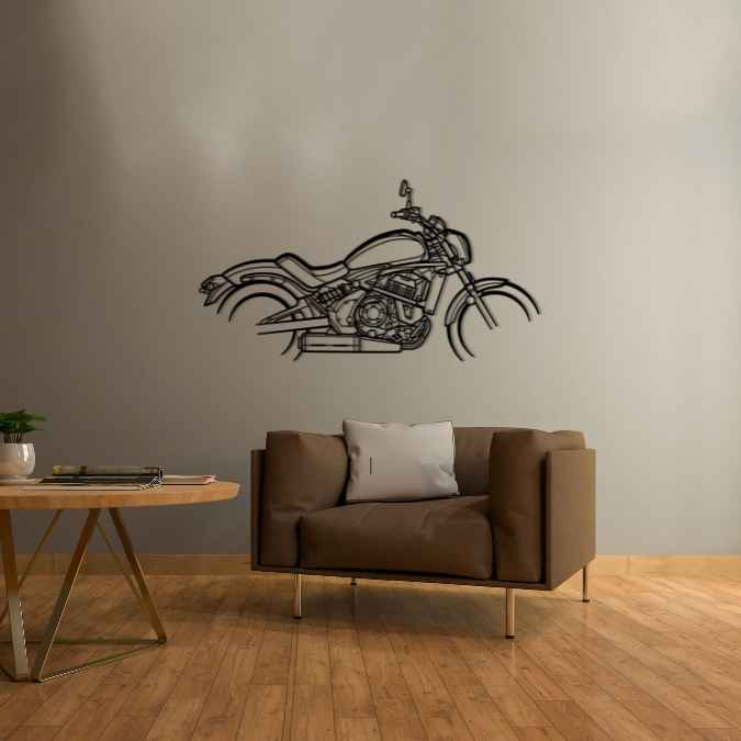 Vulcan S 2020 Silhouette Metal Wall Art