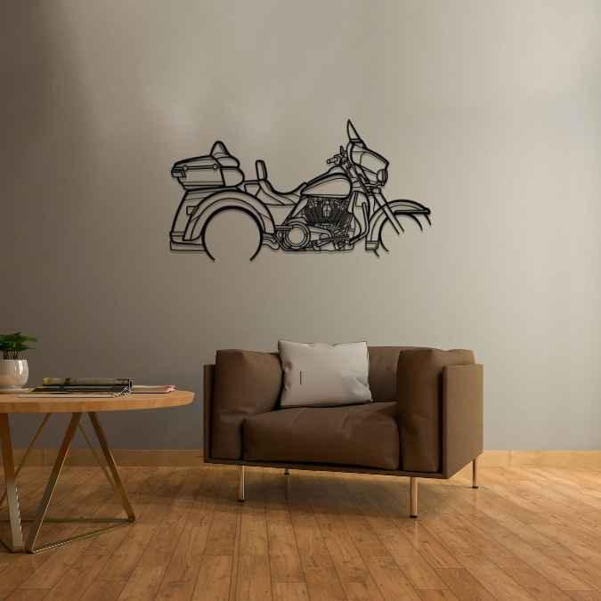 Tri Glide 2020 Silhouette Metal Wall Art