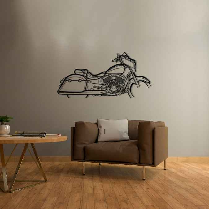 Chieftain 2018 Silhouette Metal Wall Art