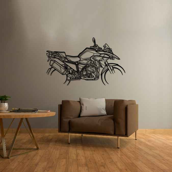 R1250 GS Silhouette Metal Wall Art