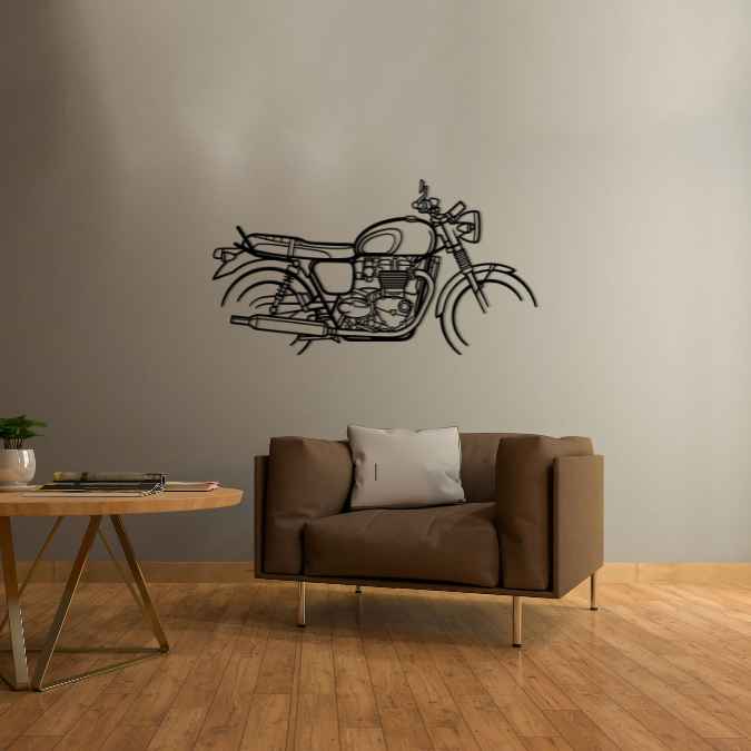 T120 2019 Silhouette Metal Wall Art