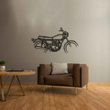 650E XS 1978 Silhouette Metal Wall Art