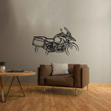 R1200 GS Adventure Silhouette Metal Wall Art