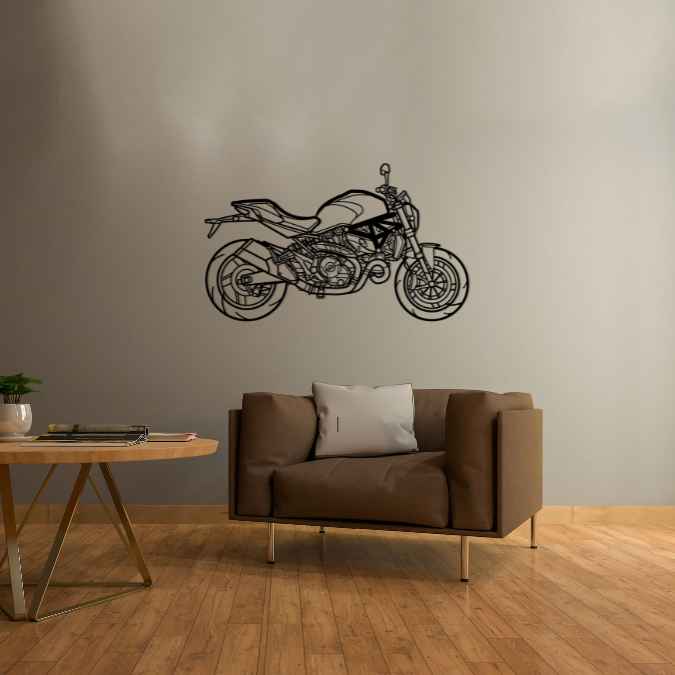 Monster 2018 Silhouette Metal Wall Art