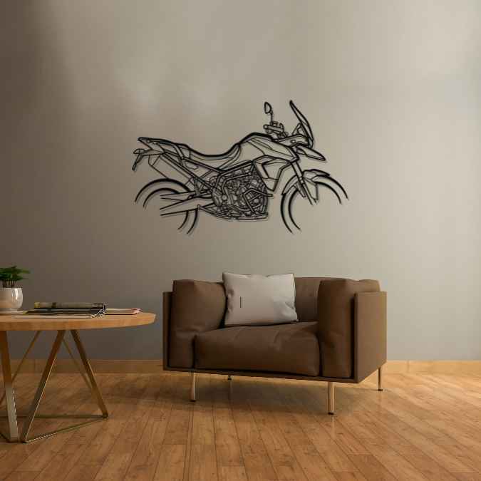 Tiger 900 GT 2022 Silhouette Metal Wall Art