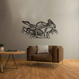 GSXR 1000 2012 Silhouette Metal Wall Art