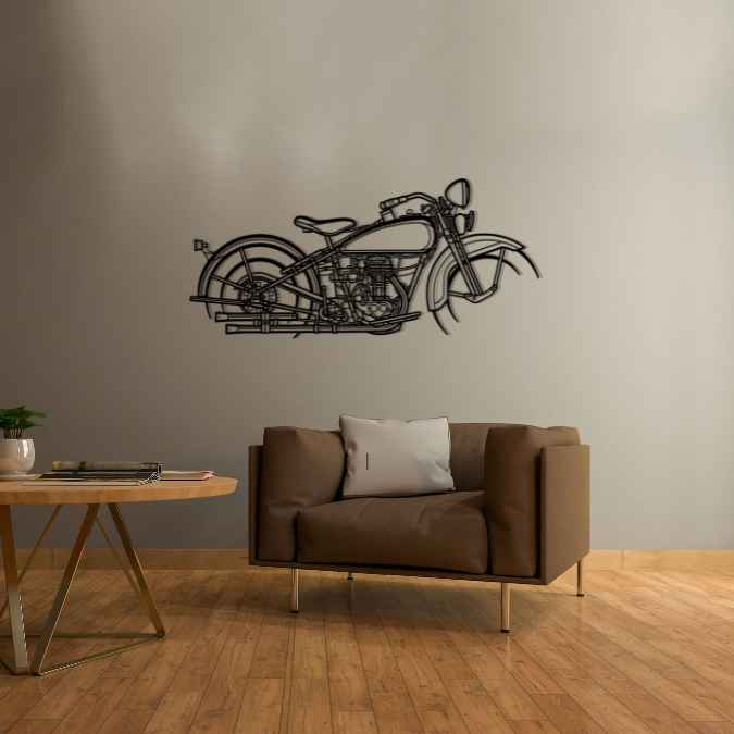 CB 1934 Silhouette Metal Wall Art