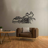 CVO Road Glide Screaming Eagle 2023 Silhouette Metal Wall Art